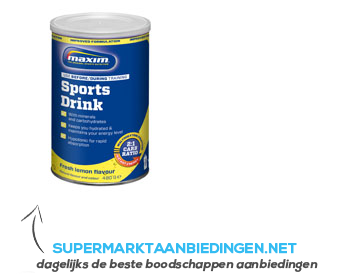 Maxim Sports drink fresh lemon aanbieding