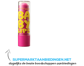 Maybelline New York Baby lips blister pink aanbieding