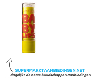 Maybelline New York Baby lips lippenbalsam intense care aanbieding