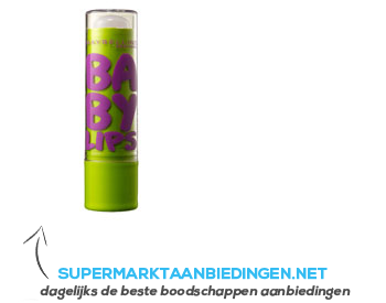 Maybelline New York Baby lips lippenbalsem mint fresh aanbieding