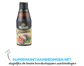 Mazzetti Cremoso met 70% balsamico azijn aanbieding