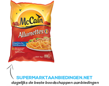 McCain Allumettes aanbieding