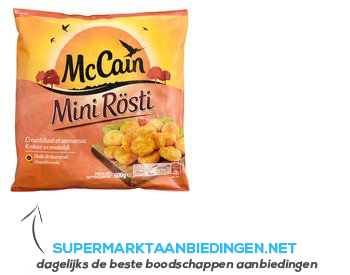 McCain Mini rösti naturel aanbieding