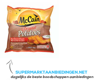 McCain Original potatoes aanbieding