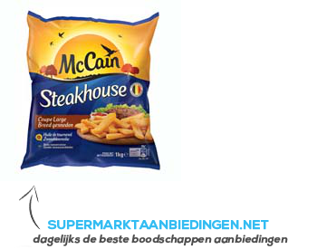 McCain Steakhouse frites aanbieding