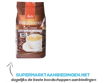 Melitta Bellacrema cafe la crema aanbieding