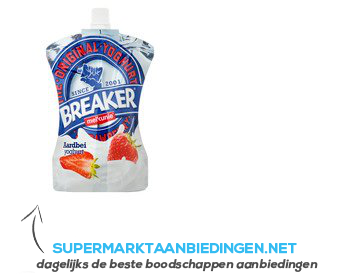 Melkunie Breaker aardbei aanbieding