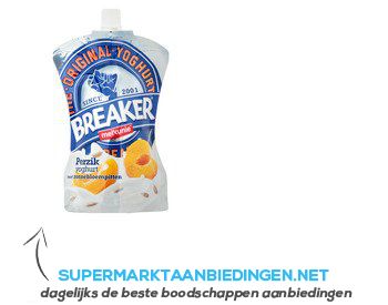 Melkunie Breaker perzik aanbieding