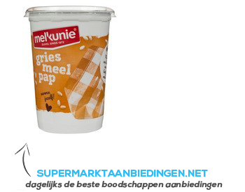 Melkunie Griesmeelpap aanbieding