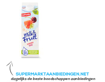 Melkunie Milk&fruit aardbei-kers