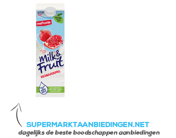 Melkunie Milk&fruit granaatappel aanbieding