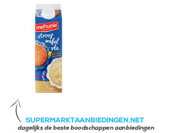 Melkunie Stroopwafelvla aanbieding