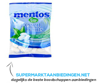 Mentos Dessert mints aanbieding