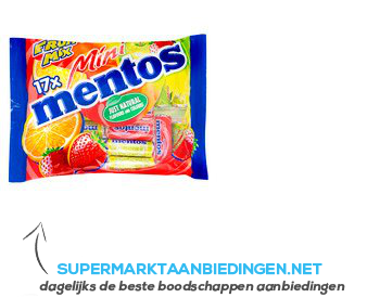 Mentos Mini assorti aanbieding