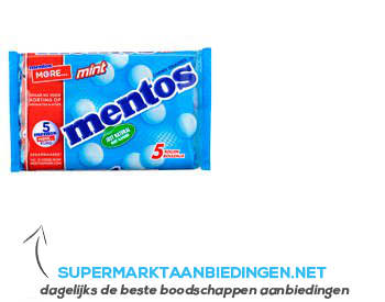 Mentos Mint 5-pack aanbieding