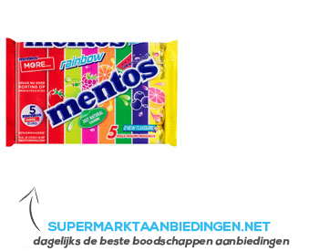 Mentos Rainbow 5-pack aanbieding