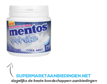 Mentos White cool mint aanbieding