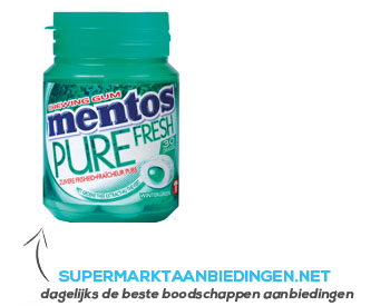 Mentos Wintergreen kauwgom aanbieding