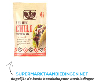 Mesa Mexicana Chili seasoning mix aanbieding