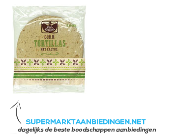 Mesa Mexicana Corn tortilla met cactus aanbieding