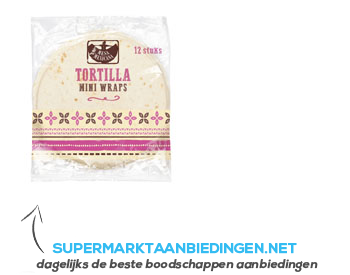 Mesa Mexicana Tortilla mini wraps aanbieding