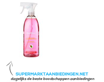 Method Allesreiniger spray roze grapefruit aanbieding