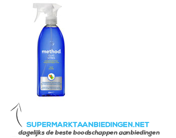 Method Glasreiniger spray munt aanbieding