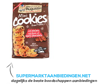 Michel et Augustin Mini cookies pecan chocolat aanbieding