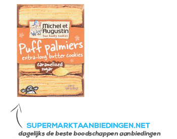 Michel et Augustin Puff palmiers caramelised sugar aanbieding