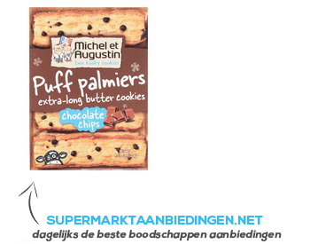 Michel et Augustin Puff palmiers chocolate aanbieding