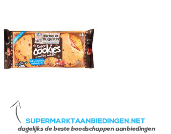 Michel et Augustin Super cookies melty middle choc hazelnut aanbieding