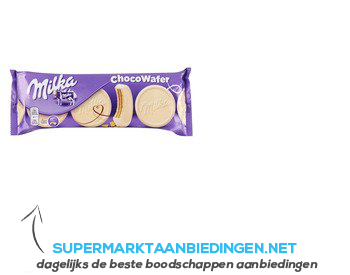 Milka Koek choco wafer wit aanbieding