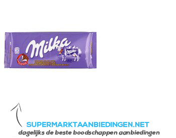 Milka Tablet Alpenmelk aanbieding