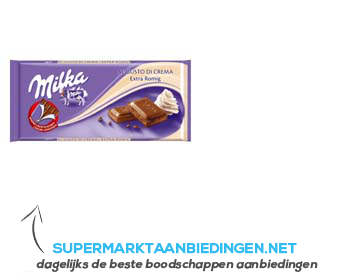 Milka Tablet extra romig aanbieding