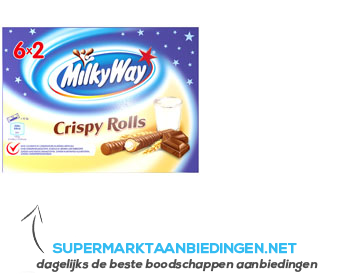 Milky Way Crispy rolls aanbieding