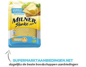 Milner Slankie 20 licht gerijpt plakken aanbieding