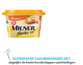 Milner Slankie smeerkaas komijn aanbieding