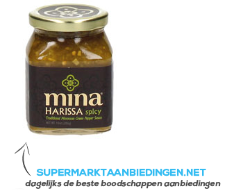 Mina Harissa groen aanbieding