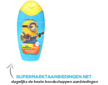 Minions Bath & shower gel aanbieding