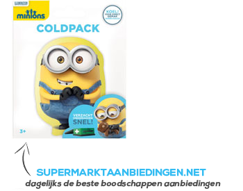 Minions Coldpack aanbieding