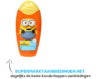 Minions Shower gel & shampoo aanbieding