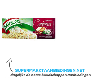 Miracoli Spaghetti carbonara aanbieding