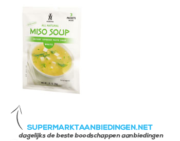 Mishima Yama miso soup white aanbieding