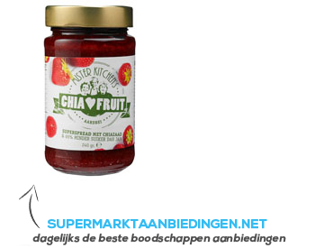 Mister Kitchen's Chia & fruit aardbei aanbieding