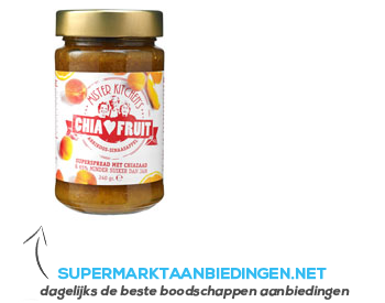 Mister Kitchen's Chia & fruit abrikoos/ sinaasappel aanbieding