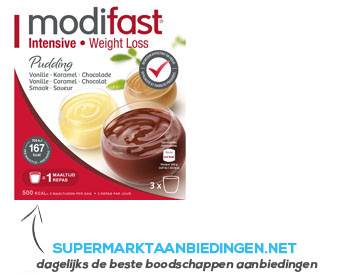 Modifast Intensive pudding aanbieding