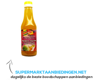 Moksi Patoe Madame Jeanette sweet pepper sauce aanbieding