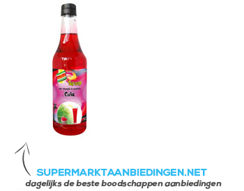 Moksi Patoe Siroop cola aanbieding