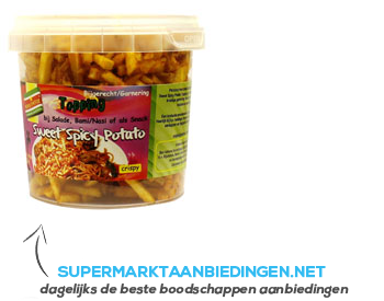 Moksi Patoe Sweet spicy potato topping aanbieding