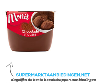 Mona Chocolade mousse aanbieding